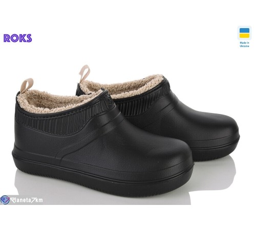 Калоші жіночі на зиму (8 пар р.37-41) чорний  "Roks"