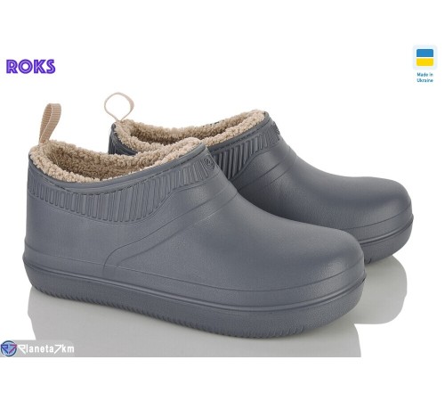 Калоші жіночі на зиму (8 пар р.37-41) сірий  "Roks"