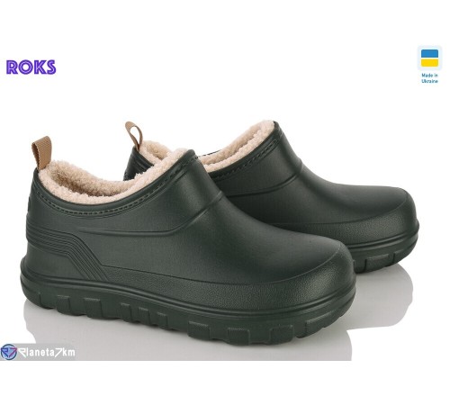 Калоші жіночі на зиму (8 пар р.37-41) хакі  "Roks"