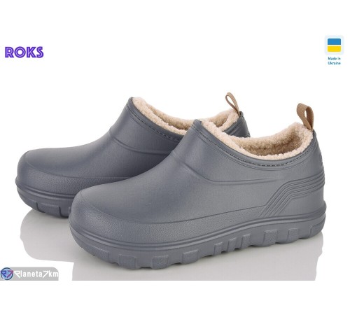 Калоші жіночі на зиму (8 пар р.37-41) сірий  "Roks"