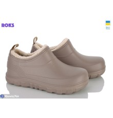 Калоші жіночі на зиму (8 пар р.37-41) коричневий  "Roks"
