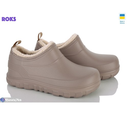 Калоші жіночі на зиму (8 пар р.37-41) коричневий  "Roks"