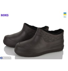 Калоші чоловічі на зиму (8 пар р.41-45) коричневий  "Roks"