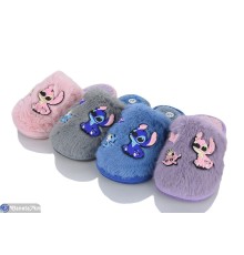 Тапки дитячі на зиму (12 пар р.30-35) мікс  "MILLY"