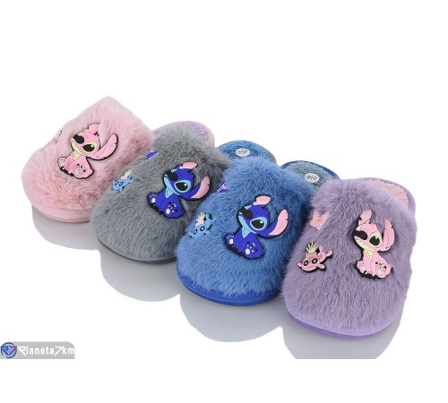 Тапки дитячі на зиму (12 пар р.30-35) мікс  "MILLY"