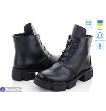 Черевики жіночі на зиму (6 пар р.36-40) чорний  "GARRA"
