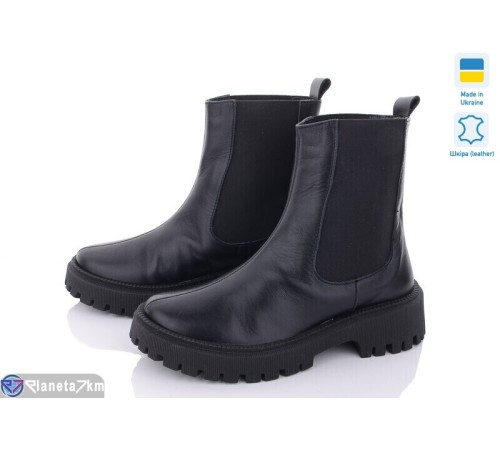 Черевики жіночі на весну/осінь (6 пар р.36-40) чорний  "GARRA"