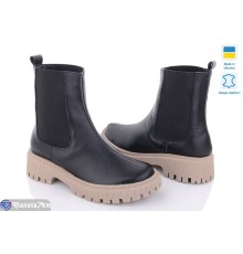 Черевики жіночі на весну/осінь (6 пар р.36-40) чорний  "GARRA"