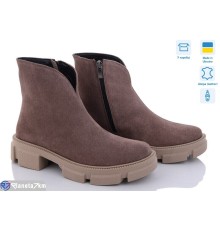 Черевики жіночі на зиму (6 пар р.36-40) коричневий  "GARRA"