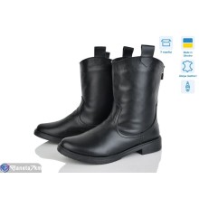 Черевики жіночі на зиму (6 пар р.36-40) чорний  "GARRA"