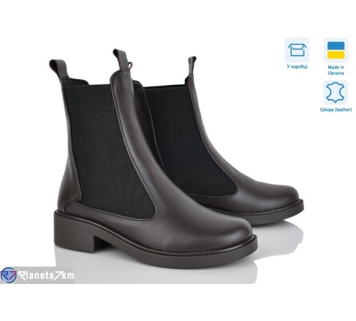 Черевики жіночі на весну/осінь (6 пар р.36-40) коричневий  "GARRA"