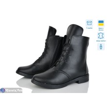 Черевики жіночі на весну/осінь (6 пар р.36-40) чорний  "GARRA"
