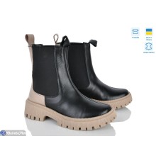 Черевики жіночі на весну/осінь (6 пар р.36-40) чорний  "GARRA"