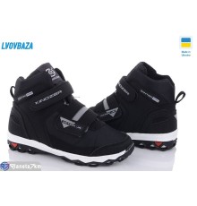 Черевики дитячі на зиму (10 пар р.34-39) чорний  "LEOBAZA"