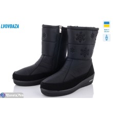 Дутики жіночі на зиму (6 пар р.37-41) чорний  "LEOBAZA"