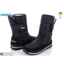 Дутики жіночі на зиму (6 пар р.37-42) чорний  "LEOBAZA"