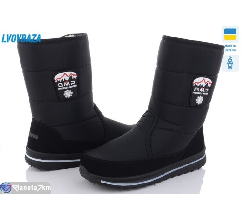Дутики жіночі на зиму (6 пар р.37-42) чорний  "LEOBAZA"