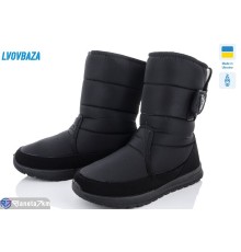 Дутики чоловічі на зиму (6 пар р.41-45) чорний  "LEOBAZA"