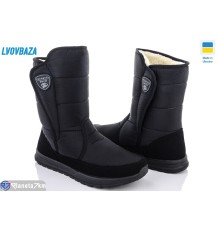 Дутики чоловічі на зиму (6 пар р.41-45) чорний  "LEOBAZA"
