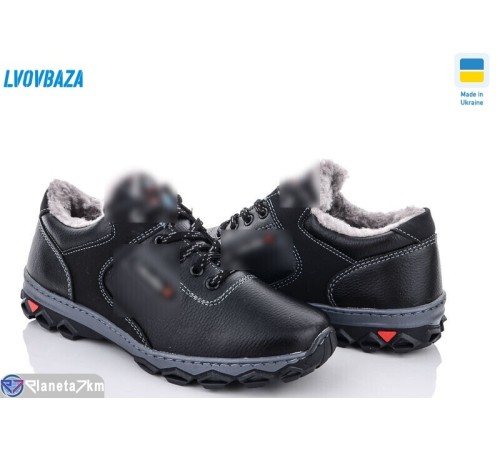 Кросівки чоловічі на зиму (8 пар р.40-45) чорний  "LEOBAZA"