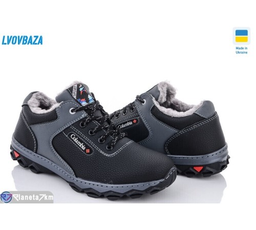Кросівки чоловічі на зиму (8 пар р.40-45) чорний  "LEOBAZA"
