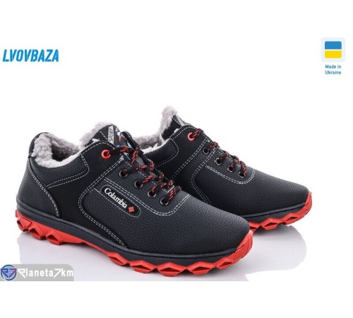 Кросівки чоловічі на зиму (8 пар р.40-45) чорний  "LEOBAZA"