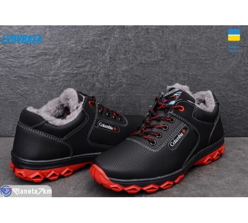 Кросівки чоловічі на зиму (8 пар р.40-45) чорний  "LEOBAZA"