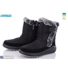 Дутики жіночі на зиму (6 пар р.38-41) чорний  "LEOBAZA"