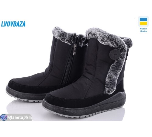 Дутики жіночі на зиму (6 пар р.38-41) чорний  "LEOBAZA"
