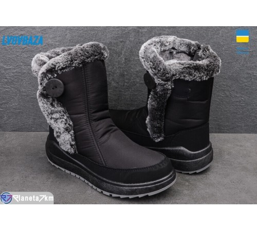 Дутики жіночі на зиму (6 пар р.38-41) чорний  "LEOBAZA"