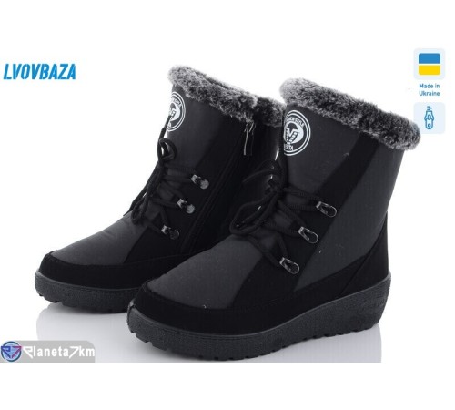 Дутики жіночі на зиму (6 пар р.37-41) чорний  "LEOBAZA"