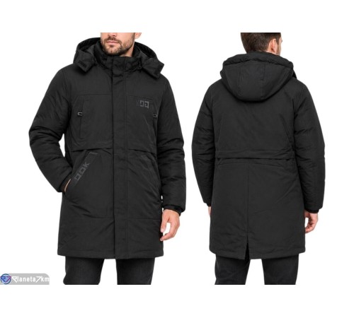 Куртка чоловіча на зиму (5 шт. р.сетка L-4XL) чорний  "Kalabok"