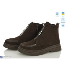 Туфлі жіночі на зиму (6 пар р.37-40) коричневий  "Linda"
