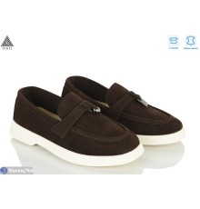 Дитячі туфлі на весну/осінь (8 пар р.32-37) коричневий  "STILUS"
