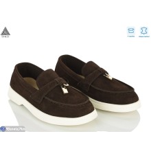 Дитячі туфлі на весну/осінь (8 пар р.32-37) коричневий  "STILUS"