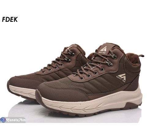 Дитячі кросівки на зиму (8 пар р.37-41) коричневий  "FDEK"