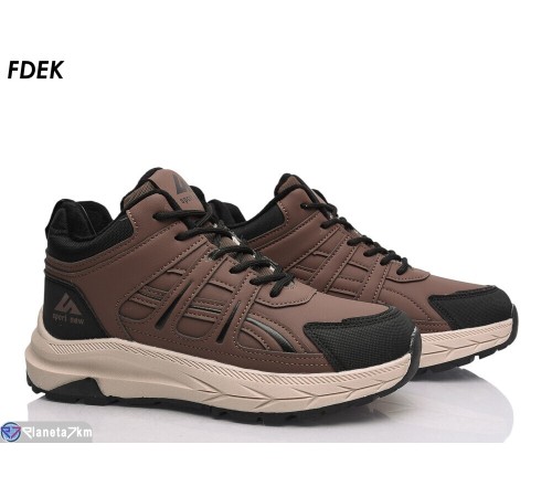 Дитячі кросівки на зиму (8 пар р.37-41) коричневий  "FDEK"