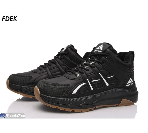 Дитячі кросівки на зиму (8 пар р.37-41) чорний  "FDEK"
