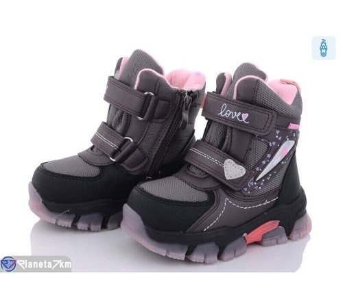 Черевики дитячі на зиму (8 пар р.23-28) сірий  "Normashoes"