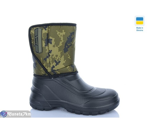 Чоловічі чоботи з піни на зиму (6 пар р.42-45) чорний  "MURMUR"