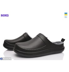 Чоловічі сабо на зиму (8 пар р.41-45) чорний  "Roks"