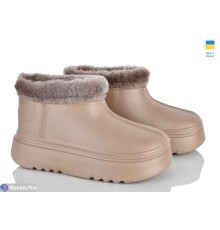 Калоші жіночі на зиму (6 пар р.38-42) бежевий  "LEO"