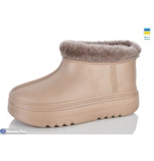 Калоші жіночі на зиму (6 пар р.38-42) коричневий  "Melinda"