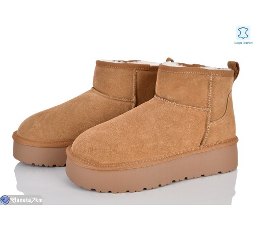 Уггі жіночі на зиму (6 пар р.36-40) camel  "Mirella"