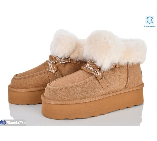 Уггі жіночі на зиму (6 пар р.36-40) camel  "Mirella"