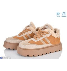 Черевики жіночі на зиму (6 пар р.36-40) camel  "Mirella"