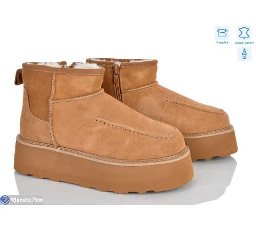 Уггі жіночі на зиму (6 пар р.36-40) camel  "Mirella"