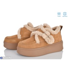 Черевики жіночі на зиму (6 пар р.36-40) camel  "Mirella"