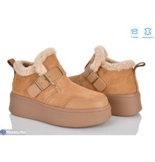 Черевики жіночі на зиму (6 пар р.36-40) camel  "Mirella"