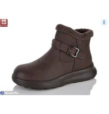 Черевики жіночі на зиму (8 пар р.36-41) коричневий  "WSMR"